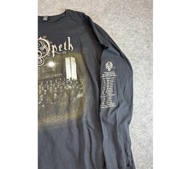 Opeth The Last Will and Testament Long Sleeve T Shirt Mens XL Black Metal Band - Picture 3 of 9